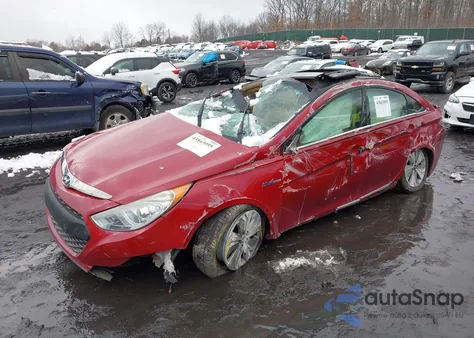 2013 Hyundai Sonata Hybrid Limited from USA, damaged, VIN KMHEC4A44DA068190
